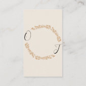 Autumn Boho Blooms | Carte de boîtier Mariage mode (Dos)