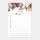 Autumn Boho Blooms op persoonlijke titel Post-it® Notes (Voorkant)