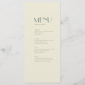 Autumn Boho Deco | Menu drink makreel (Voorkant)