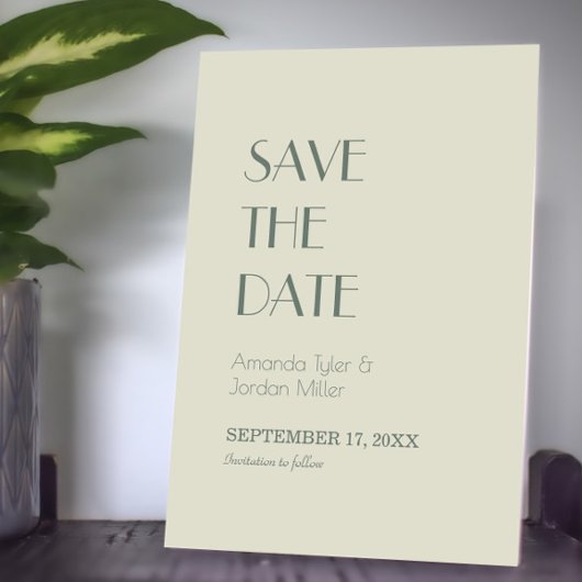 Autumn Boho Deco | Zwemweddenschap Save The Date