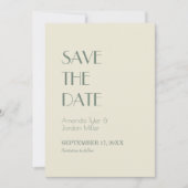 Autumn Boho Deco | Zwemweddenschap Save The Date (Voorkant)
