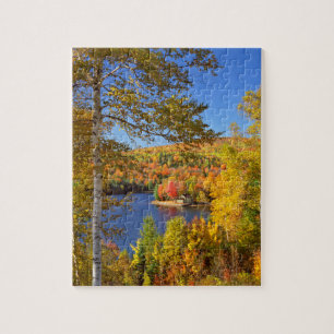 Autumn-boomlandschap, Maine Legpuzzel