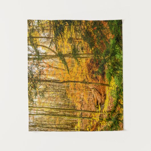 Autumn Bossen Forest Trees Natuur Small Small Smal Wandkleed (Voorkant)