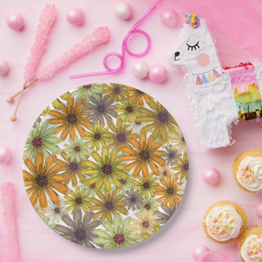 Autumn Bouquet Paper Bord (Feest)