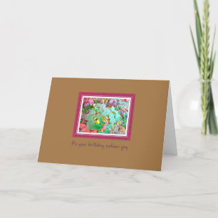 Autumn Bramble Guy Birthday Kaart