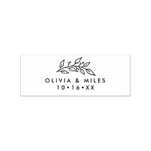 Autumn Branch Wedding Rubberstempel