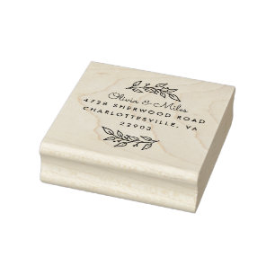 Autumn Branches-adres Rubberstempel