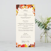 Autumn Branches Wedding Menu (Staand voorkant)