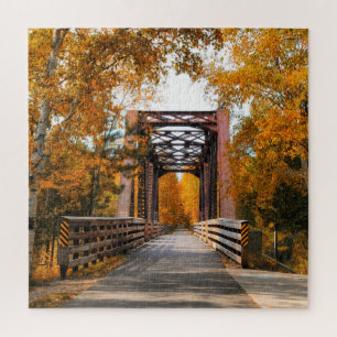 Autumn Bridge Minnesota Legpuzzel