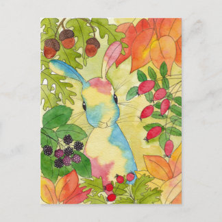 Autumn Bunny van Peppermint Art Briefkaart