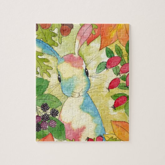 Autumn Bunny van Peppermint Art Legpuzzel (Verticaal)