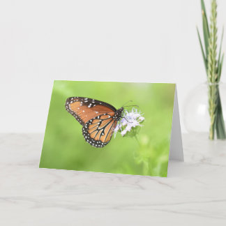 Autumn Butterfly Notecards (blanco binnenzijde) Kaart