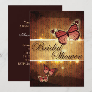 Autumn Butterfly Steampunk Vrijgezellenfeest Kaart