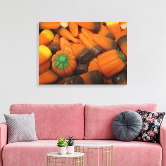 Autumn Candy Corn Canvas (Insitu (Woonkamer))