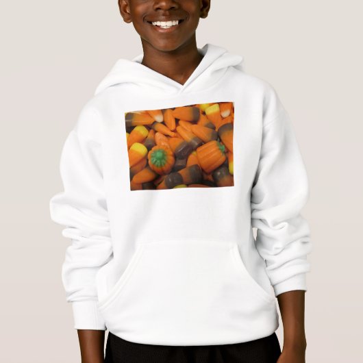 Autumn Candy Corn Kinder Geboste Sweatshirt (Voorkant)