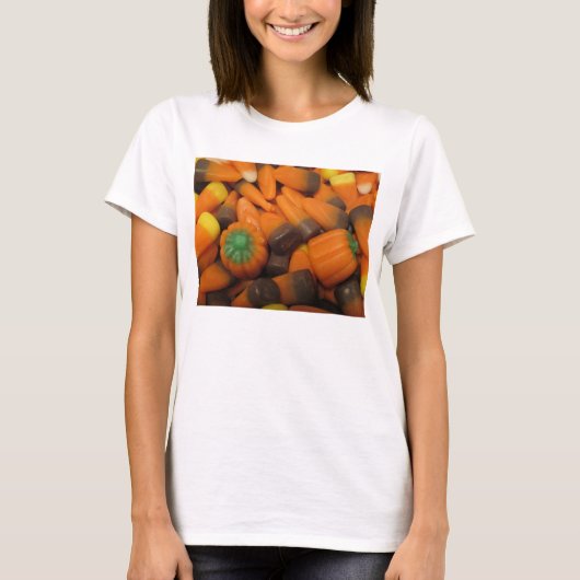 Autumn Candy Corn Womens Spaghetti Tank (Voorkant)