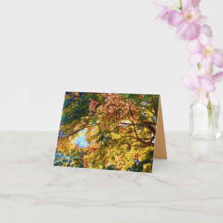 Autumn Canopy Card  Kaart