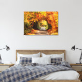 Autumn, Canvas Print, Yellow Bog Kilcullen Afdruk (Insitu (Slaapkamer))