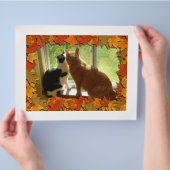 Autumn Cats Flyer (Hand)