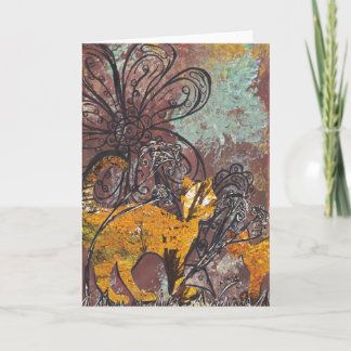 Autumn Cats Wenskaart Kaart