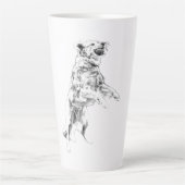 Autumn Chase ontketend Latte Mok (Voorkant)