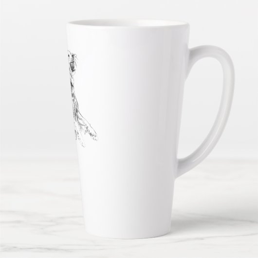 Autumn Chase ontketend Latte Mok (Rechts)