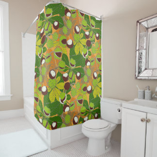 Autumn Chestnut - Shower Curtain Douchegordijn