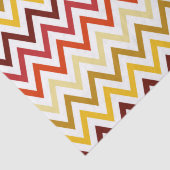 Autumn Chevron Pattern Tissuepapier (Detail)