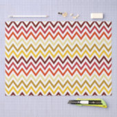 Autumn Chevron Pattern Tissuepapier (Craft)