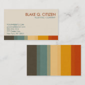 Autumn Chic Colors Visitekaartje (Voorkant / Achterkant)