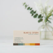 Autumn Chic Colors Visitekaartje (Staand voorkant)