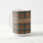 Autumn Chic Plaid Mok (Voorkant links)