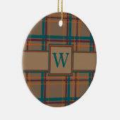 Autumn Chic Plaid Ornament (Rechts)