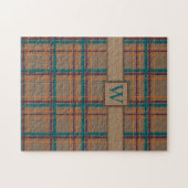 Autumn Chic Plaid Puzzle (Horizontal)