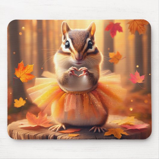 Autumn Chipmunk Dancer Muismat (Voorkant)