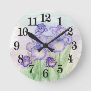 Autumn Circus en Art Deco Iris" Ronde Klok
