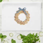 Autumn Citrus Wreath Serviette de cuisine (Plié)