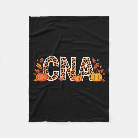 Autumn Cna Fall Certified Nursing Istant Fleece Deken (Voorkant)