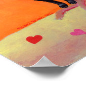 Autumn Color Black Labrador Poster (Hoek)