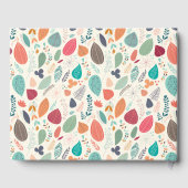 Autumn Color Leaves Pattern Gastenboek (Achterkant)