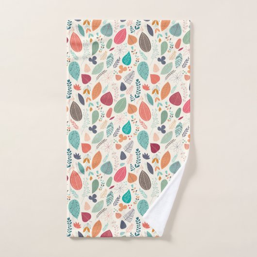 Autumn Color Leaves Pattern Handdoek (Handdoek)