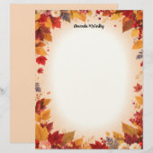 Autumn Colors Stationery Paper Briefhoofd (Voorkant / Achterkant)
