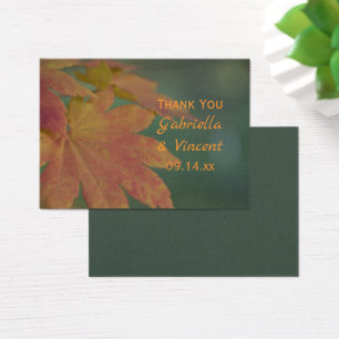 Autumn Colors Wedding Favor Tags