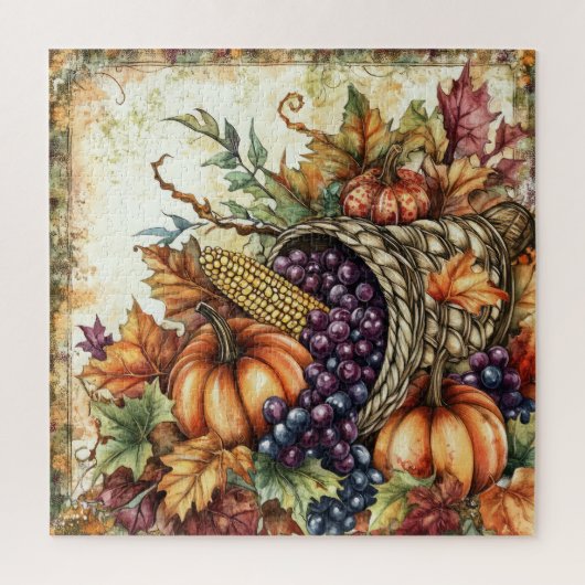 Autumn Cornucopia Jigsaw Puzzle Legpuzzel (Verticaal)