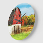 Autumn Country Barn Grote Klok (Hoek)