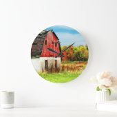 Autumn Country Barn Grote Klok (Huis)