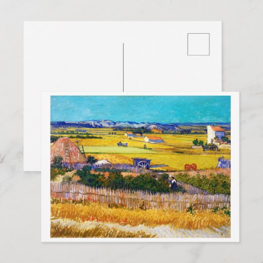 Autumn Countryside, Van Gogh Briefkaart (Voorkant / Achterkant)