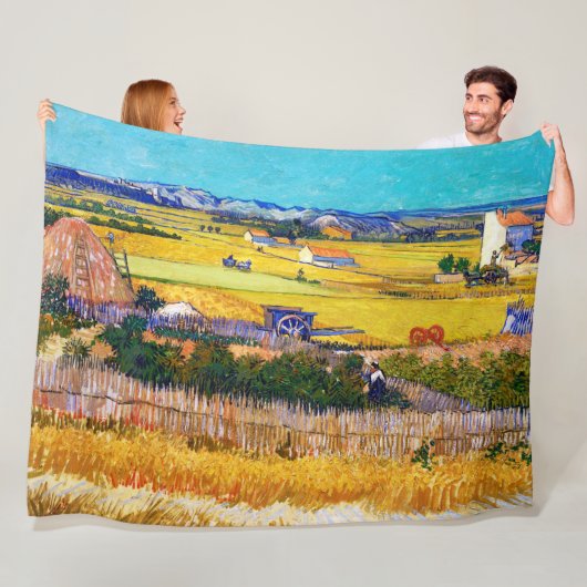 Autumn Countryside, Van Gogh Fleece Deken (In situ)