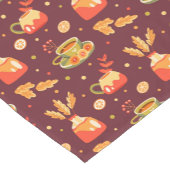 Autumn Cozy Pumpkin Spice Korte Tafelloper (Hoek)