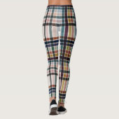 Autumn & Cream Plaid  Leggings (Achterkant)